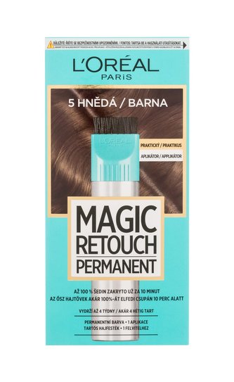 L'Oréal Paris Magic Retouch Barva na vlasy Permanent 18 ml 5 Brown pro ženy