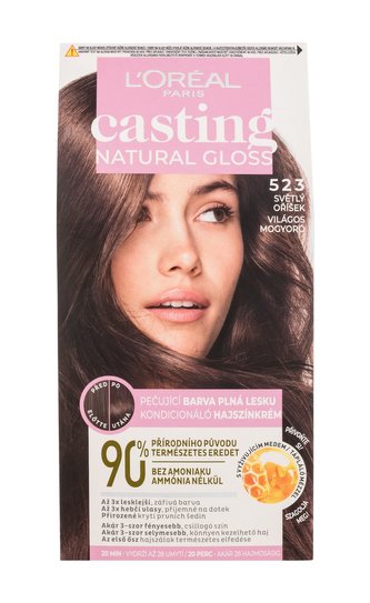 L'Oréal Paris Casting Natural Gloss Barva na vlasy 48 ml 523 pro ženy