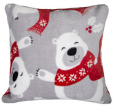 Polštář WINTER FELLOWS šedá 40x40cm mikrovlákno Essex