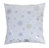 Polštář JINGLE FOIL stříbrná 40x40 cm ESSEX