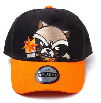 Kšiltovka Marvel: Kawaii Rocket Raccoon (nastavitelná) černá