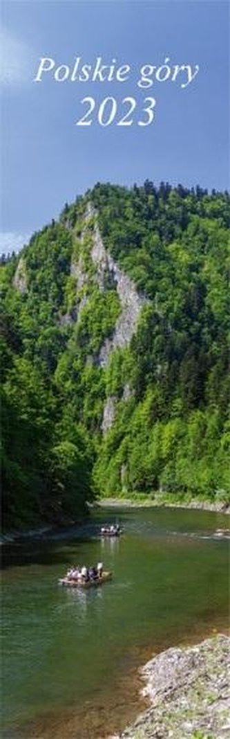 Kalendarz 2023 Ścienny pasek Polskie góry