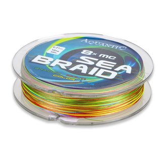 šňůra osmipramenná MC Sea-Braid 0,21 mm 300 m multicolor