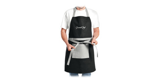 TESCOMA Kuchyňská zástěra GrandCHEF, černá