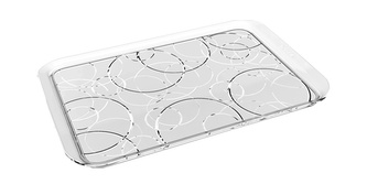 TESCOMA Podnos GLANCE 40 x 26 cm, kruhy