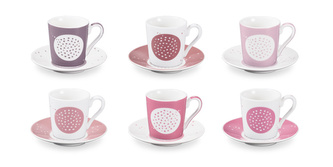 TESCOMA Šálek na espresso s podšálkem myCOFFEE, 6 ks, Sugar