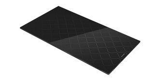 TESCOMA Skleněná odkládací deska na sporák ONLINE 30 x 52 cm, vlnky