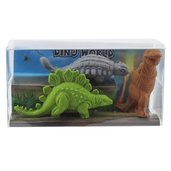 ASST | Sada figurek dinosurů Dino World, Stegosurus, T-Rex, Ankylosaurus | 0411902_A