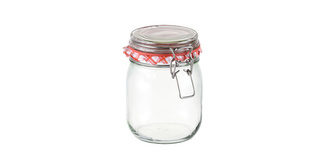 TESCOMA Zavařovací sklenice s klipem TESCOMA DELLA CASA 800 ml