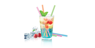 TESCOMA Slámky myDRINK, s míchátkem, 24 ks