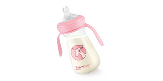 TESCOMA Láhev PAPU PAPI 250 ml, růžová