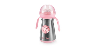 TESCOMA Termo láhev PAPU PAPI 200 ml, růžová