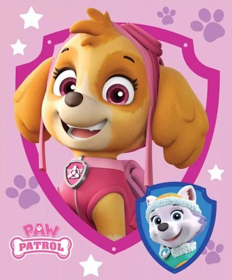 FLÍSOVÁ DEKA TLAPKOVÁ PATROLA