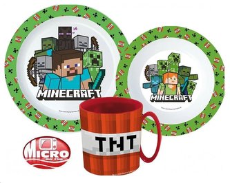 3 - DÍLNÝ PLASTOVÝ SET MINECRAFT