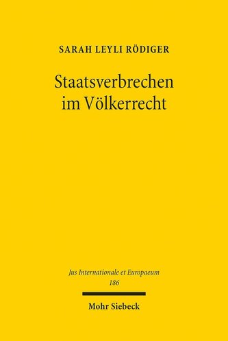 Staatsverbrechen im Völkerrecht