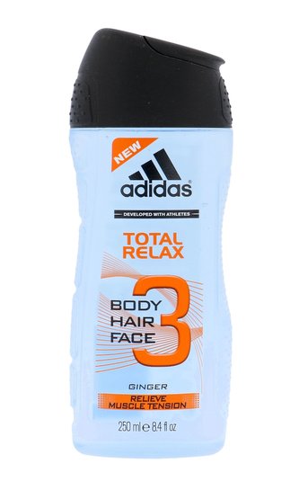 Adidas 3in1 Sprchový gel Total Relax 250 ml pro muže