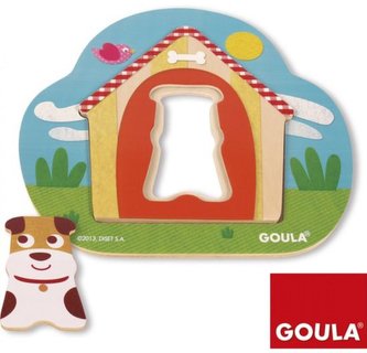 DŘEVĚNÝ SKLÁDACÍ PUZZLE  Goula