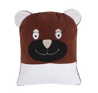 Polštářek MEDVĚD na zip - medvěd - cca 35x40 cm