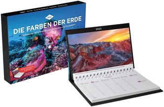 Die Farben der Erde Tischkalender 2023