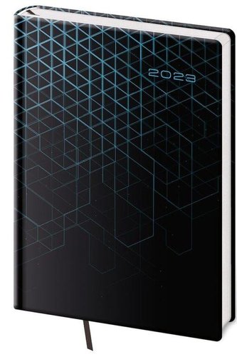 Diář 2023 denní A5 Vario - Blue design