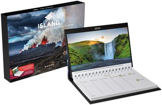 Island Tischkalender 2023