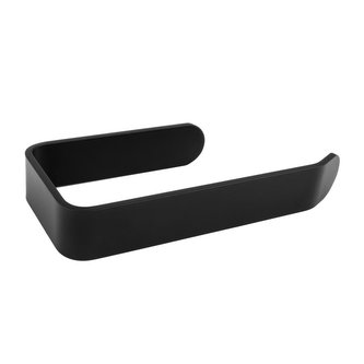 Držák na toaletní papír samolepící 18x3x8 cm černý