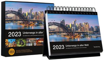 Tischkalender Unterwegs in aller Welt 2023