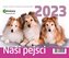 Kalendář 2023 Naši pejsci, stolní, týdenní, 148 x 125 mm