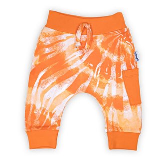 Kojenecké bavlněné tepláčky Nicol Tomi oranžová - velikost 86 (12-18m)