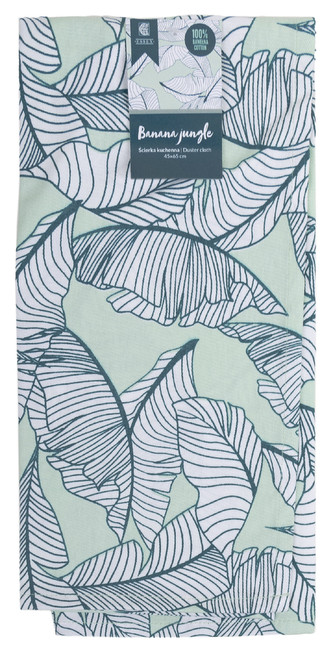 Utěrka BANANA JUNGLE modrá 100% bavlna, 45x65 cm Essex