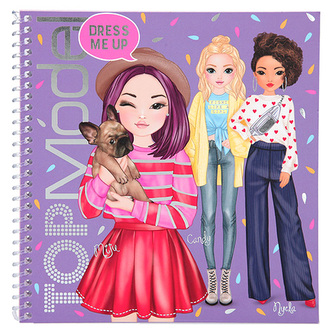 Kreativní sešit Top Model ASST, Obleč mě | Miju + Candy + Nyela | se samolepkami | 0410452_G Kreativní sešit Top Model ASST, Obleč mě | Miju + Candy + Nyela | se samolepkami | 0410452_G