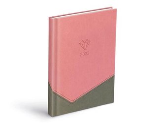 Diář 2023 D801 PU Pink/gray