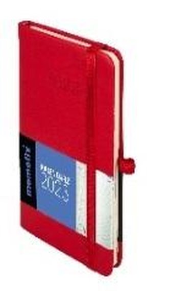 Kalendarz 2023 Vivella Memofix A6 czerwony TDW