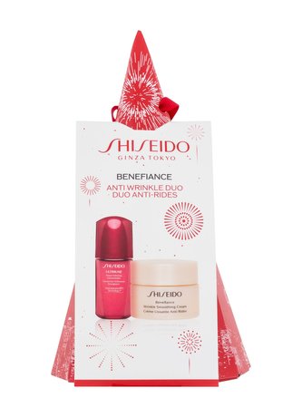 Shiseido Benefiance denní pleťový krém Benefiance Wrinkle Smoothing Cream 30 ml + pleťové sérum Ultimune Power Infusing Concentrate 10 ml