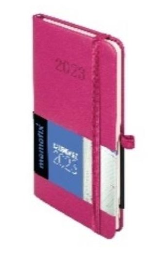 Kalendarz 2023 Vivella Memofix A6 różowy TDW