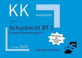 Karteikarten Schuldrecht BT 1