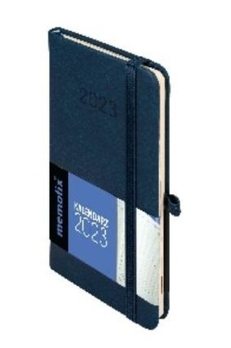 Kalendarz 2023 Vivella Memofix A6 niebieski TDW
