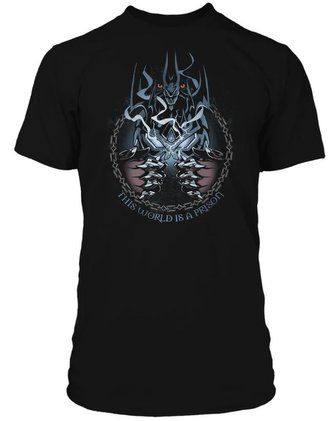 Pánské tričko World Of Warcraft: This World Is A Prison (2XL) černá bavlna