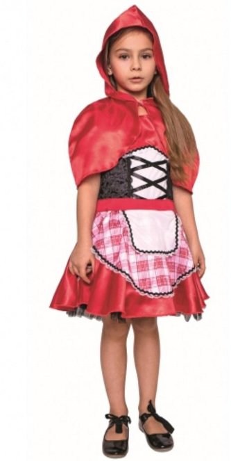 Dětský kostým Červená Karkulka - 5 až 6 let - Vel. 110 - 120 cm - Godan