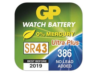 Baterie 386F GP do hodinek