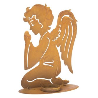 Kovový svícen - anděl, 24/48