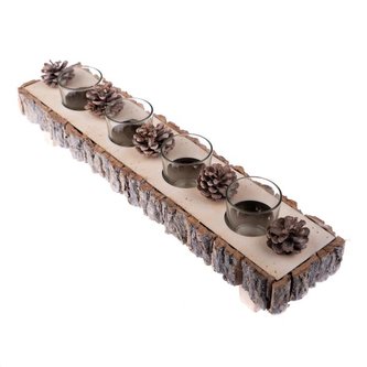 Dřevěný adventní svícen, 0/9