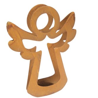 Kovový svícen - anděl, 8/16