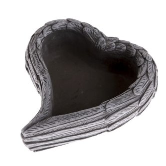 Betonový obal na květináč - srdce, 0/18