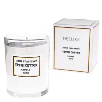 Vonná svíčka  - čerstvá bavlna, 1/24