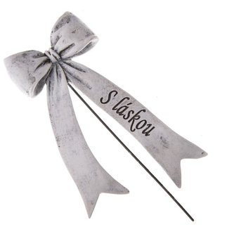 Polyresinová mašle - zápich, 12/144