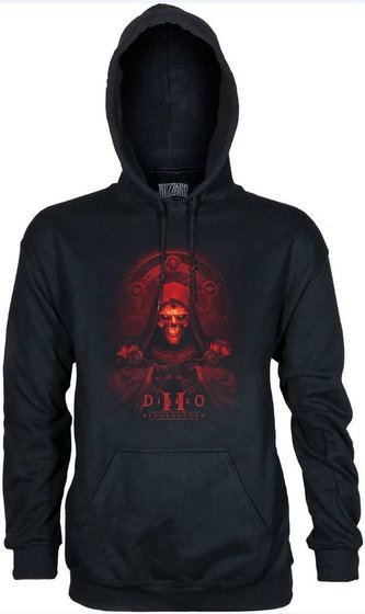 Pánská mikina Diablo II: Resurrected Time to Die (XL) černá bavlna