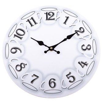 Dřevěné nástěnné hodiny, 0/12