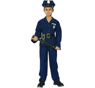 Strój policjanta USA rozm.120/130cm