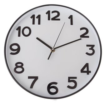 Plastové nástěnné hodiny, 0/20